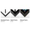 Carolina Panthers, Night Game - 44x18-inch Double Mat, Deluxe Framed Picture by Blakeway Panoramas view 3