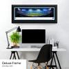 Carolina Panthers, Night Game - 44x18-inch Double Mat, Deluxe Framed Picture by Blakeway Panoramas view 4