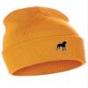 Daxton Dog Breeds Cuffed Beanie Winter Knit Hat Skully Cap, Rottweiler, Neon Orange Beanie view 1
