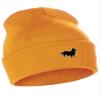 Daxton Dog Breeds Cuffed Beanie Winter Knit Hat Skully Cap, Corgi, Neon Orange Beanie view 1