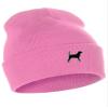 Daxton Dog Breeds Cuffed Beanie Winter Knit Hat Skully Cap, Beagle, Pink Beanie view 1