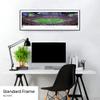 Minnesota Vikings, Inaugural Game at US Bank Stadium - 40.25x13.75-inch Standard Framed Print by Blakeway Panoramas view 2