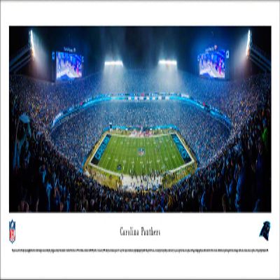 Blakeway Worldwide Panoramas, Inc. Carolina Panthers - Night Game - Panoramic Print