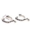 Pssopp Cowboy Horse Spurs Decoration Hand Sculpture Spurs Decoration Boot Spurs Stainless Steel for Men view 3