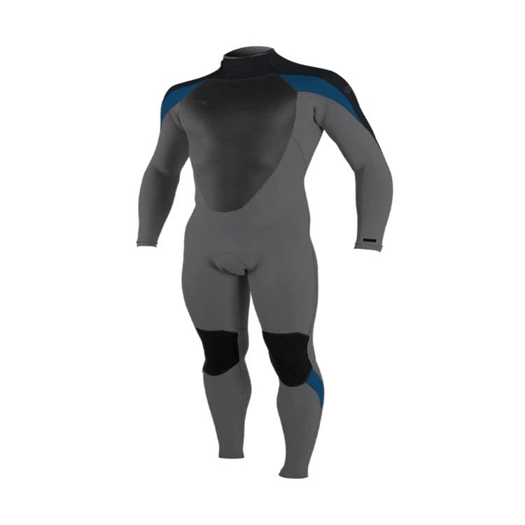 O'Neill Epic 3/2 mm Back Zip Full Wetsuit Graphite/Black/Deep Sea MD (5'9"-5'11", 150-170 lbs)