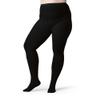 Silky Toes Plus Size Heavy Opaque Microfiber Winter Tights for Women 80D - Thick Warm Durable & Comfortable Stretch Pantyhose for Curvy Women, Solid Colors, Sizes 1X8X (Black, 1X/2X) view 1
