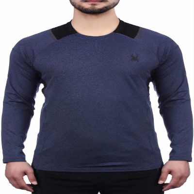 Spyder Mens Active Midweight Long Sleeve Baselayer Shirt (XX-Large, Dust Navy Heather)