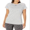EvoShield womens Fx Short Sleeve Training Tee Shirt, Grey, X-Small US view 1