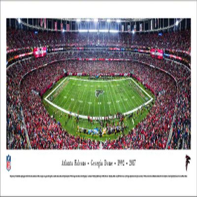 Atlanta Falcons, Final at the Georgia Dome - Unframed 40 x 13.5 Poster by Blakeway Panoramas