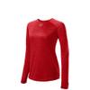 EvoShield womens Fx Long Sleeve Training Tee Shirt, Scarlet, X-Small US view 1