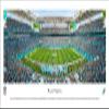 Miami Dolphins 50 Yard Line at Hard Rock Stadium - Blakeway Panoramas Poster ... view 1