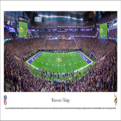 Minnesota Vikings - Inaugural Game at US Bank Stadium - Blakeway Panoramas Poster