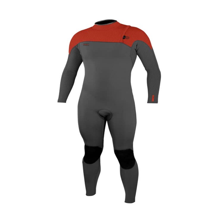 O'Neill Men's Hyperfreak 3/2mm Comp Zipless Full Wetsuit M Graphite/fire red (4970)