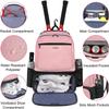 Ytonet Tennis Bag Tennis Backpack for Women Men 2 Rackets with Insulated Pocket Ventilated Shoe Compartment view 4