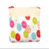 (0610-10) Uni Fiber, Made in Japan, Nikoshi Crepe, Japanese Pattern, Coin Case, White, Red and White, One Size view 1