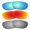 Littlebird4 Premium 1.5mm Polarized Replacement Lenses for Oakley Garage Rock OO9175 Sunglasses - MultiOptions (Titanium+Red+Blue) view 1