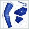 Bencailor 3 Pair UV Sun Protection Arm Sleeves Spider Web Compression Sleeves Cooling Tattoo Arm Cover for Outdoor Protector view 3