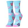 Crazy Socks, Funny Pop-Tarts Graphic Print, Crew Length Socks view 2