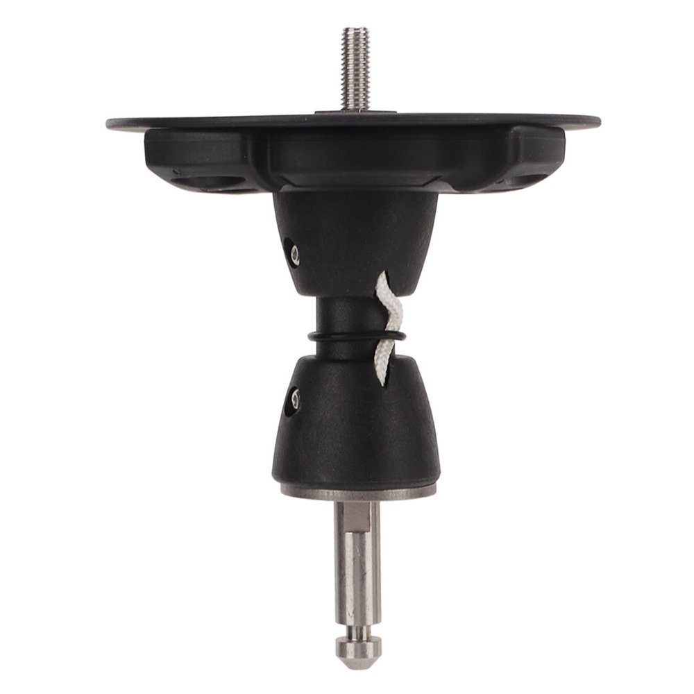 Kadimendium Surfing Mast Base, Windsurfing Mast Base 360 Universal Black for Outdoor