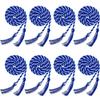 Trounistro 8 Pieces Graduation Cords Yarn Honor Cords with Tassel for College Graduation Students (Dark Blue with White) view 1