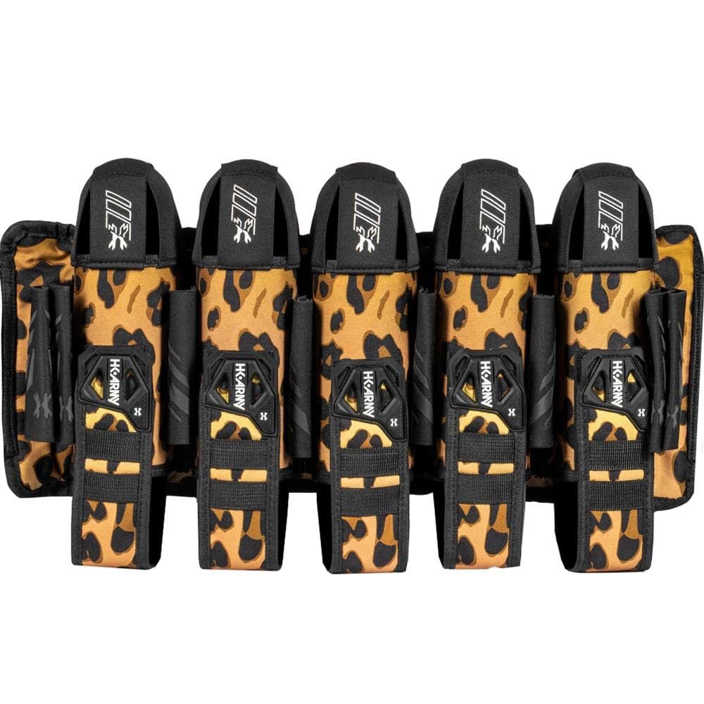 HK Army 5+4 Eject Paintball Harness Pod Pack - Leopard King