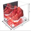 Better Display Cases Acrylic Shoe Pair Display Case - Large Rectangle Box with Mirror Case, White Risers and Mirror Base 15.25" x 12" x 9" (V13/A082) view 2
