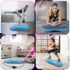 Nice C Balance Ball, Half Ball, Balance Ball, Exercise Workout Trainer, with Resistant Band, Strength Fitness Yoga with Bonus Foot Pump (Blue Peanut) view 4