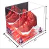 Better Display Cases Acrylic Shoe Pair Display Case - Large Rectangle Box with Mirror Case, Purple Risers and Mirror Base 15.25" x 12" x 9" (V13/A082) view 2