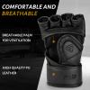 FIVING MMA Gloves for Men & Women,Boxing Gloves for Punching Bag,Sparring,Training,Muay Thai,MMA,Martial Arts Bag Gloves,Kickboxing Gloves with Open Palms view 4