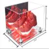 Better Display Cases Acrylic Shoe Pair Display Case - Large Rectangle Box with Mirror Case, Silver Risers and Mirror Base 15.25" x 12" x 9" (V13/A082) view 2
