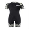 Yeahdor Kids Boys Short Sleeve Athletic Jumpsuit Gym Workout Short Unitard Training Legsuit Sportswear Black&Green Camouflage 6 view 1