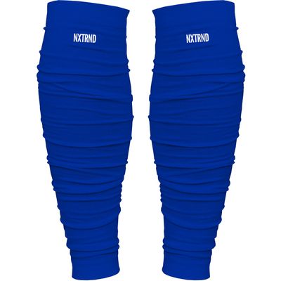 Nxtrnd Football Leg Sleeves, Calf Sleeves for Men & Boys, Sold as a Pair (Royal Blue, Youth)