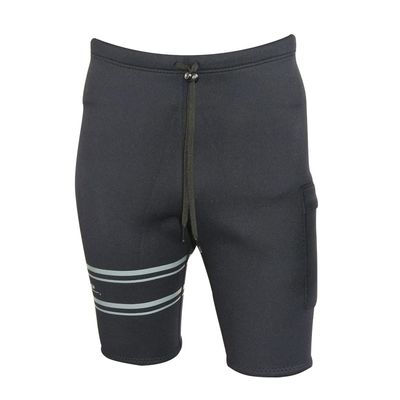 Jettribe Jet Ski 2mm Ride Shorts - Neoprene Wetsuit Swimming Protection - Fitted and Stretchable Storage Pocket - Comfortable and Durable Waterwear for Water Adventures Enthusiast - Black (Medium)