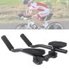 Bike Aero Bar, Aluminum Alloy Aero Bars for Road Mountain Bike, Bicycle Racing TT Handlebar Clip on Armrest Bar, Relaxation HandleTriathlon Handkebars  view 1