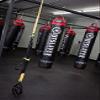 Muay Thai Punching Bag 6ft 150lbs Unfilled Made in USA (Black/Red) view 4