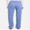 Cherokee Women Scrub Pant with Straight Leg Pull-on Pant Medical Bottom with 4 Pocket & 2-Way Stretch Fabric Plus Size - WW110, 5XL Petite, Ciel Blue view 2