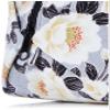 (0114-4) Unin Fiber, Made in Japan, Futagoshi Crepe, Japanese Pattern, Extra Large Balloon Pouch, Double Cherry Blossom, Gray, gray, One Size view 3