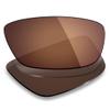 Mryok Polarized Replacement Lenses Compatible with Spy Optic Cyrus Sunglasses, HD Polarized, UV Protection, Impact Resistant & Perfectly Fit - Bronze Brown view 1