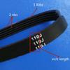 Geeyuu PJ Ribs Belt Length 17-24inch PJ508 PJ520 PJ533 PJ546 PJ559 PJ584 PJ610 Fitness Belt Bicycle (Length : 205J 520mm, Width : 12ribs) view 2