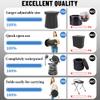 ALEVMOOM XXL Portable Toilet for Camping,880lbs Capacity,19.7" H Adjustable Portable Toilet with 7 Garbage Bags,Porta Potty for Adults,Collapsible Luggable Loo for Camping/Travel/Car/Hiking view 3