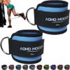 AOHO MOOON (Pair) Comfortable Adjustable Ankle Straps for Cable Machines Women, Gym Workout Leg Strap, Ankle Cuffs for Glute Workouts, Foot Straps for Kickback