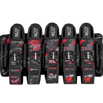 HK Army 5+4 Eject Paintball Harness Pod Pack - Scorch
