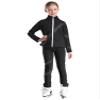 easyforever Kids Girls Figure Skating Jacket Outerwear with Practice Leggings Ice Skating Pants Training Costumes Black 6 Years view 1