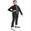 easyforever Kids Girls Figure Skating Jacket Outerwear with Practice Leggings Ice Skating Pants Training Costumes Black 6 Years view 2