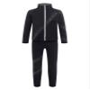 easyforever Kids Girls Figure Skating Jacket Outerwear with Practice Leggings Ice Skating Pants Training Costumes Black 6 Years view 4