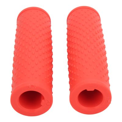 Alomejor Handle Grips Scooter Handlebar Grips Electric Scooter Handle Cover Scooter Accessories for M365 PRO(Red)