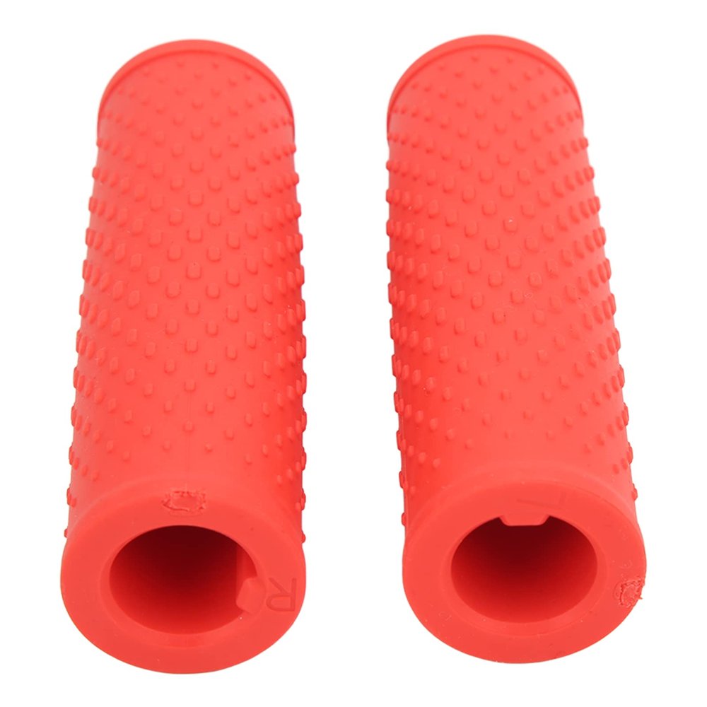 Alomejor Handle Grips Scooter Handlebar Grips Electric Scooter Handle Cover Scooter Accessories for M365 PRO(Red)