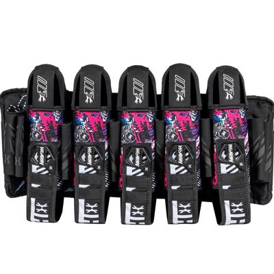 HK Army 5+4 Eject Paintball Harness Pod Pack - Grunge ROC