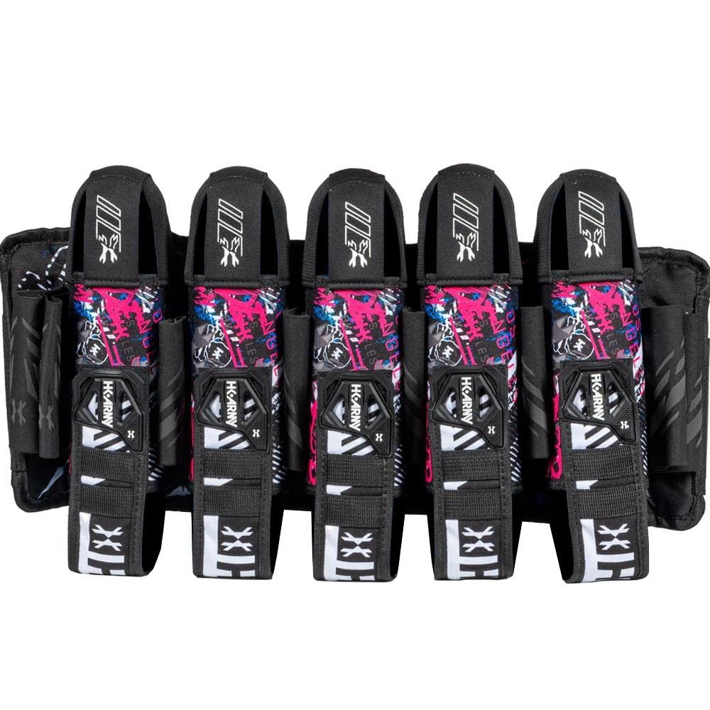 HK Army 5+4 Eject Paintball Harness Pod Pack - Grunge ROC