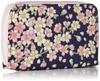 (0609-3) Uni Fiber, Made in Japan, Futoshi Crepe, Japanese Pattern, Multi-Card Case, Cherry Blossom, Navy Blue, Pink/Navy Blue, One Size view 2